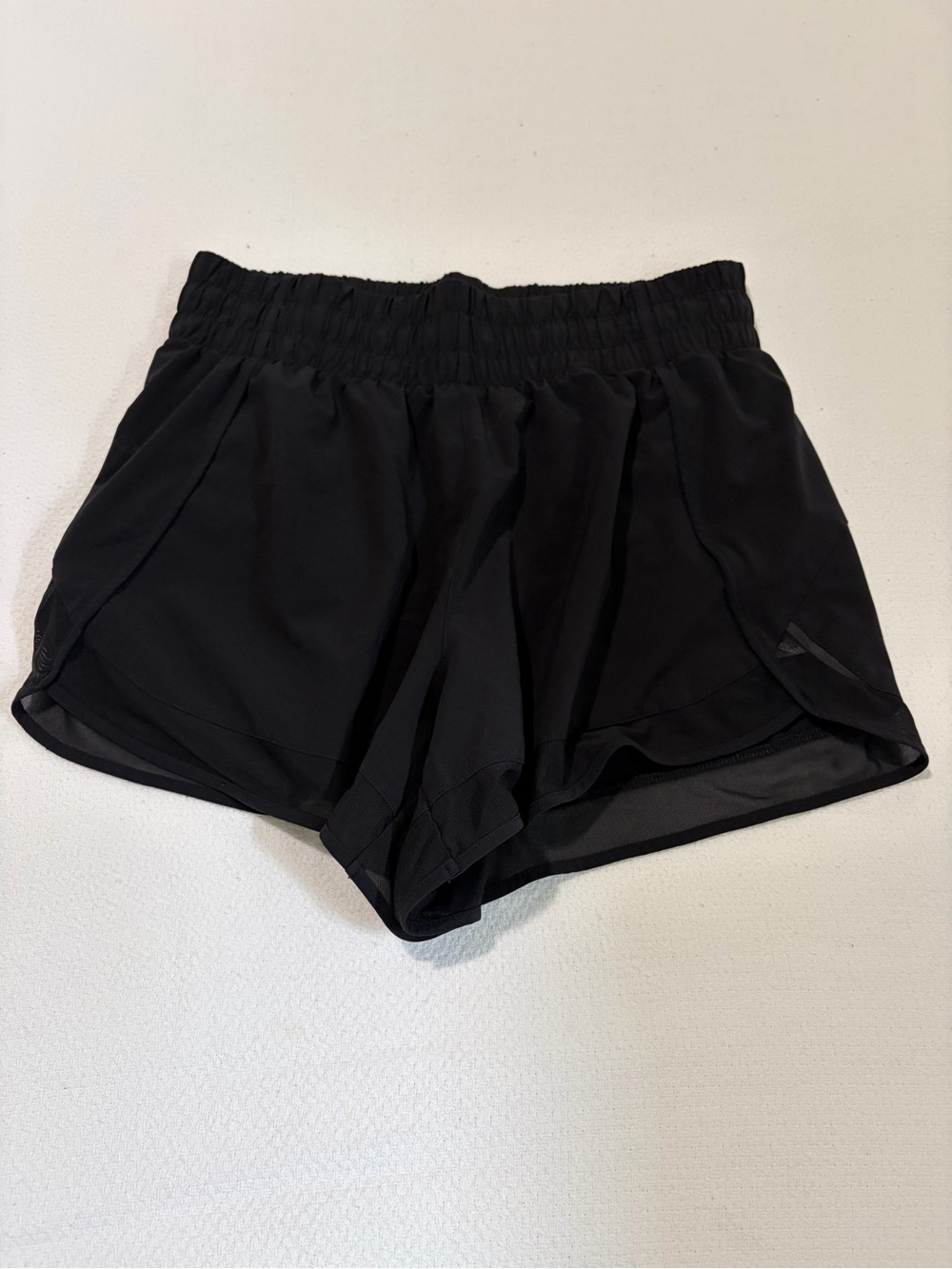 Athleta High Waist Mesh Race Runner size Medium, Black